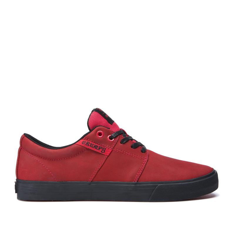 Supra STACKS II VULC Sneaker Low Herren Rot Online Kaufen OJPIU1628